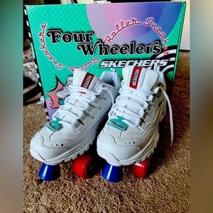 NWT - Roll into fun with the Skechers Energy - 4 Wheeler sneaker, size 9